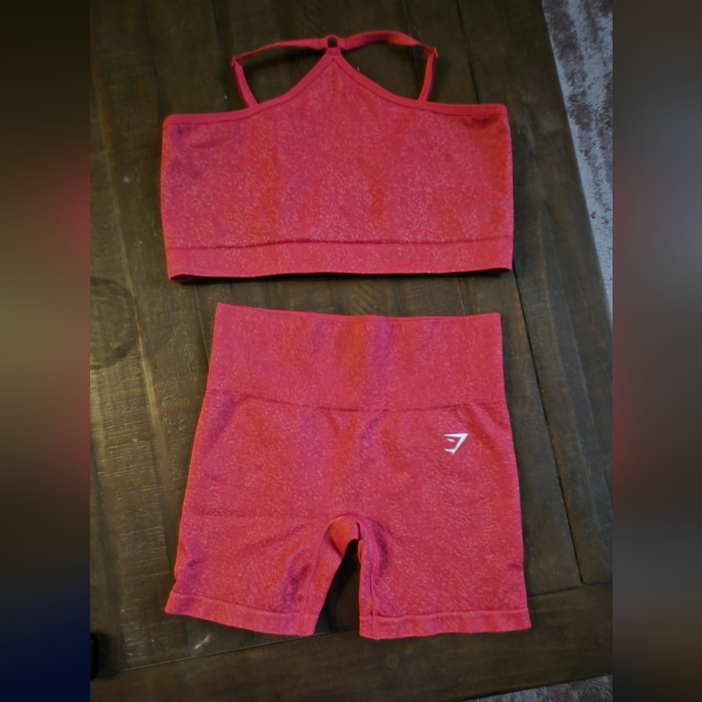 Gymshark Adapt Fleck Large Sport Bra/Small Leggings